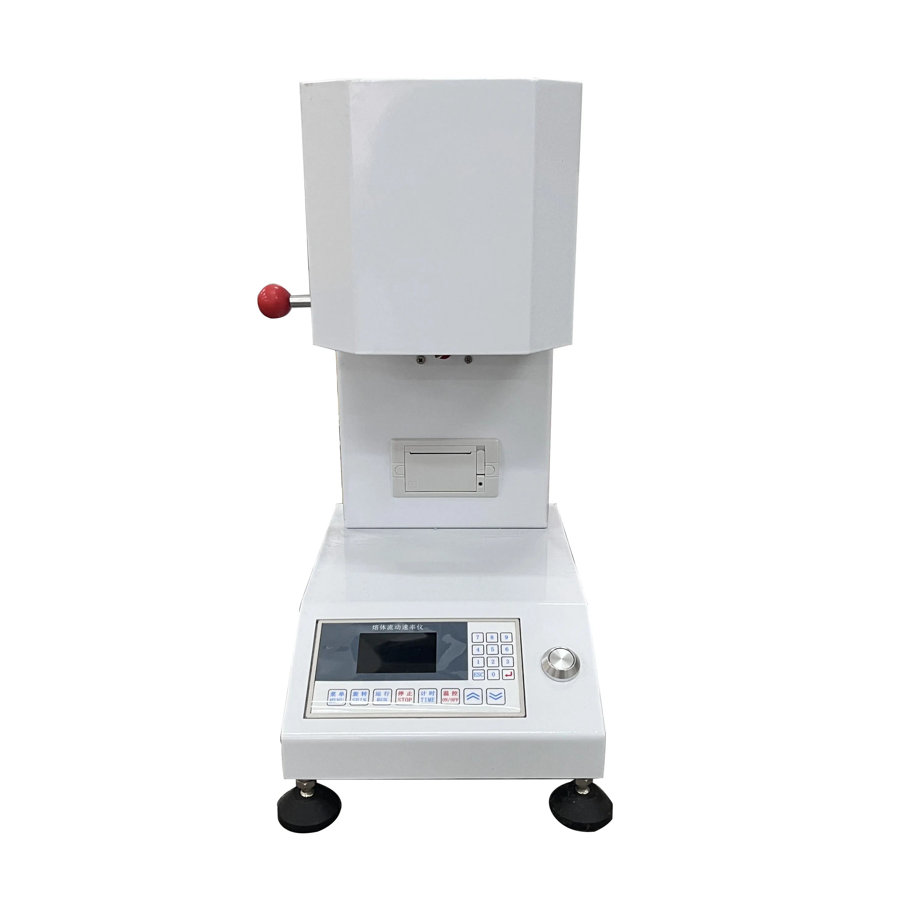 Digital Automatic Melt Flow Indexer Tester MFI High Precision 0.5% Electronic LCD Screen Plastic Testing Equipment Lab 1 Year