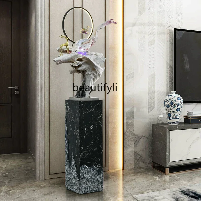Large, simple, modern, creative, light luxury floor ornaments, home decoration, entrance soft decoration