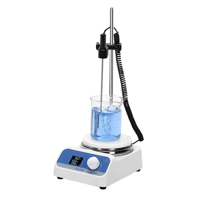 1500rpm Laboratory Heating Magnetic Stirrer Hot Plate Lab Stirrer Digital Display Thermostat Mixer Lab Equipment 1L 2L 220V