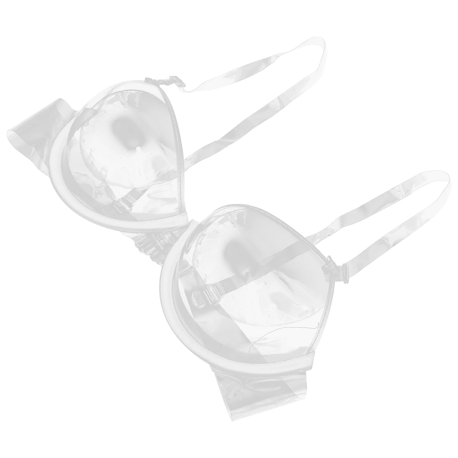 

Invisible Bra Clear Adjustable Strap Women Seamless Underwear Transparent Disposable Bras Plastic Travel Friendly