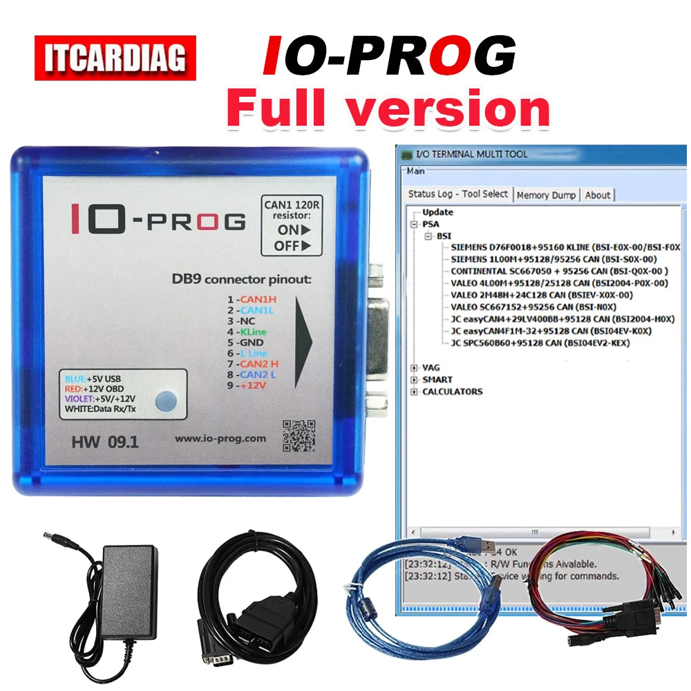 

IO-PROG Full Terminal Programmer For GM/ Opel IO Prog Full License Activation for GM/ Opel Ioterminal IOPROG with ECU TCM BCM EP