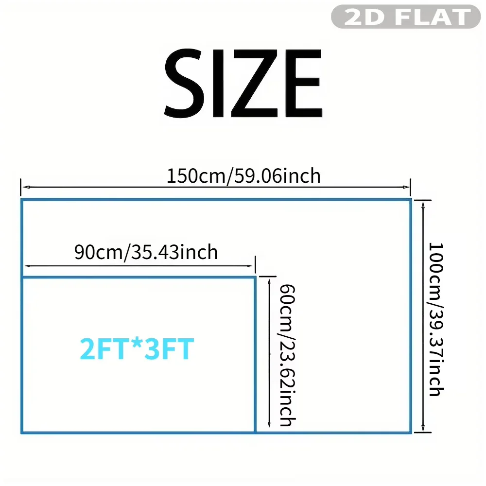 1pc Customized Double-Sided Flags, 3-ply Flag with a Sandwich in The Middle, 60*90cm/ 100*150cm, Polyester Custom Flag