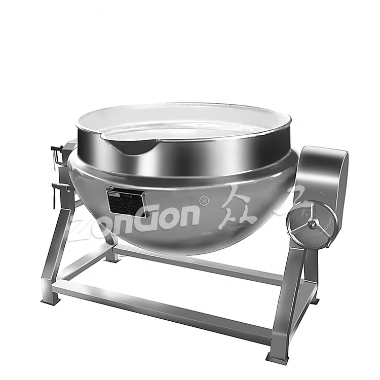 

100L electric cooking pot industrial cooking wok/jacketed kettle for jam sauce cooking