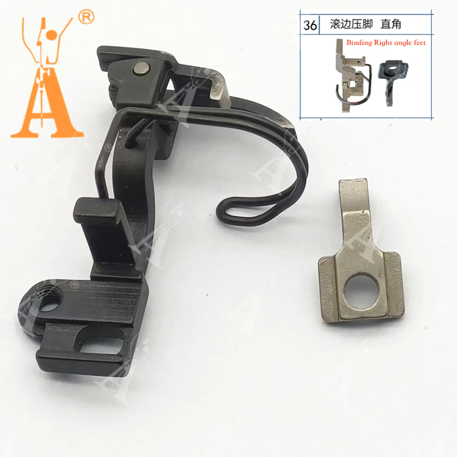 5490 هيمينغ قطعة قدم الضغط في ماكينة الخياطة نوع RESSER القدم والمشي مجموعة ل JUKI DLU-490، DLU-5490 #3