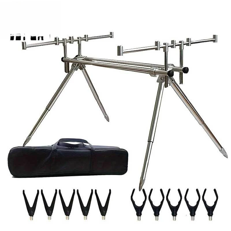 Aluminum alloy battery retractable sea rod long-throw rod wholesale bracket green battery throwing rod set warehouse fishing