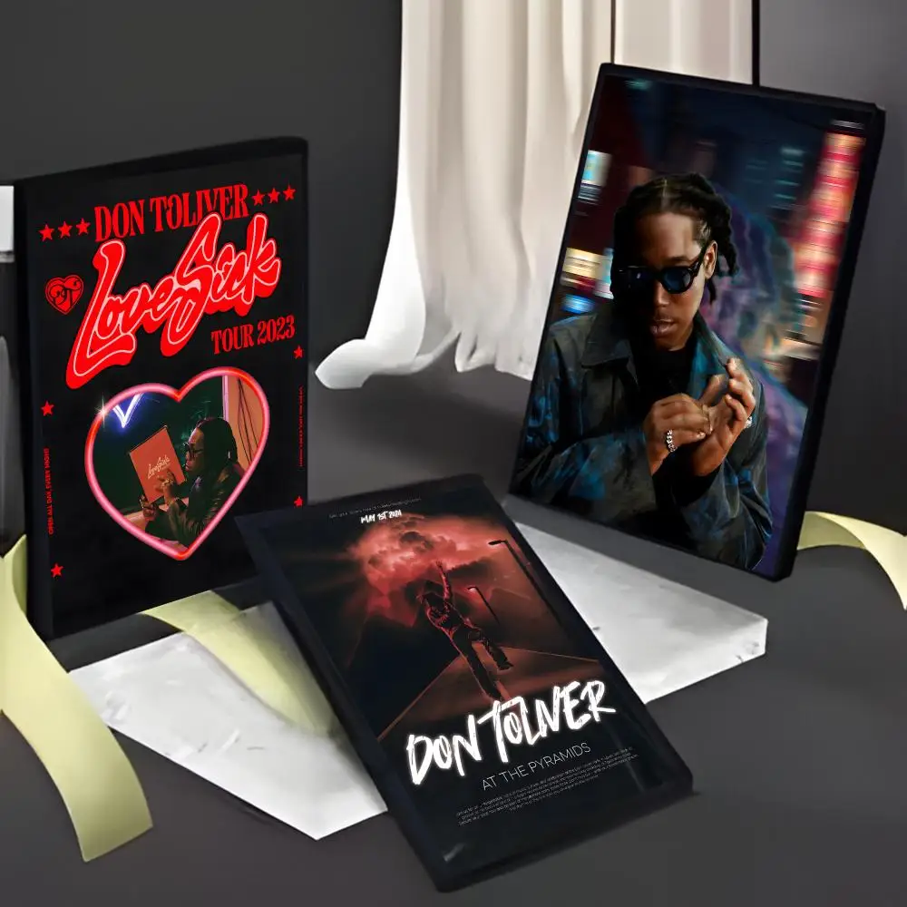 Smooth Melodic Rap Singer D-Don T-Toliver Poster American Film Mural Home Childrens Room Wall Decor Print