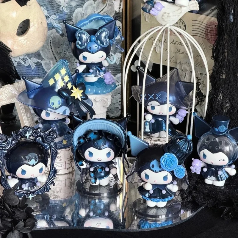 

Подлинная серия Kuromi The Witch'S Feast, слепая коробка, кавайная аниме-фигурка, кукла, украшение для рабочего стола, сюрприз, подарок для девочек и детей