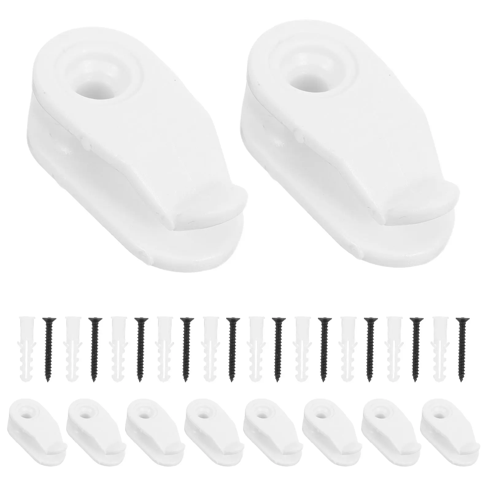 

10 set Windproof Hooks for Hanging LED String Lights Outdoor Hanging Clips Hook Gutter Plastic Clips Holiday Decorations