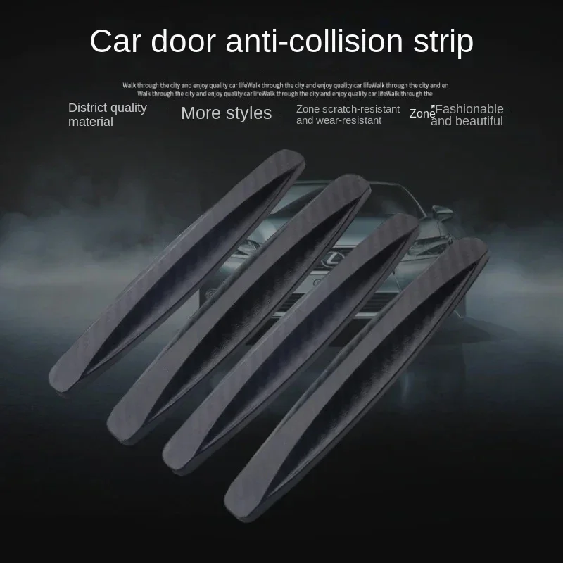 2Pcs Auto Car Anti-collision Protector Strip Bumper Guard Corner Protection Strips Scratch Protector Crash Blade Akcesoria