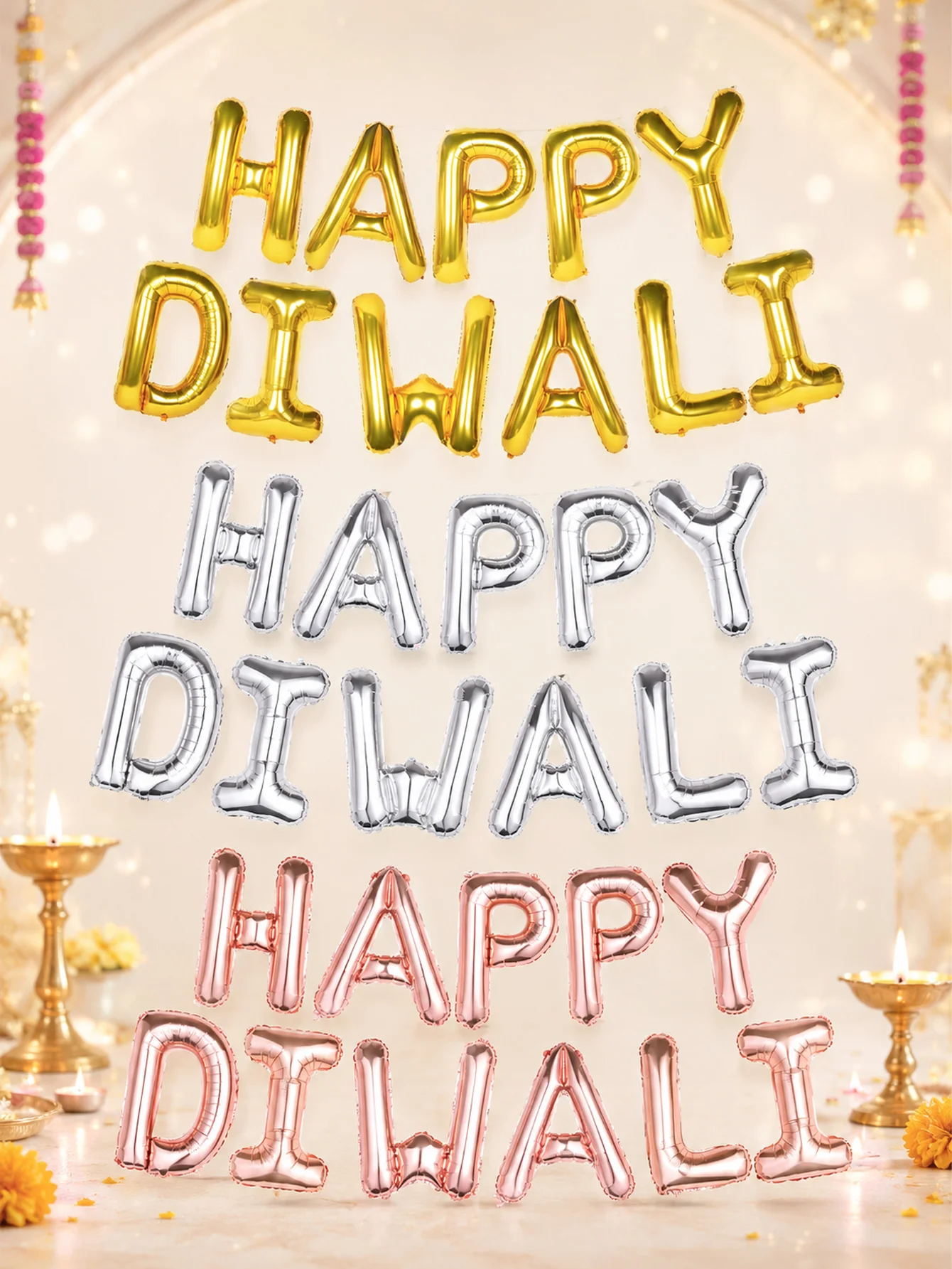 Lighting Decoration For Diwali - 11pcs 