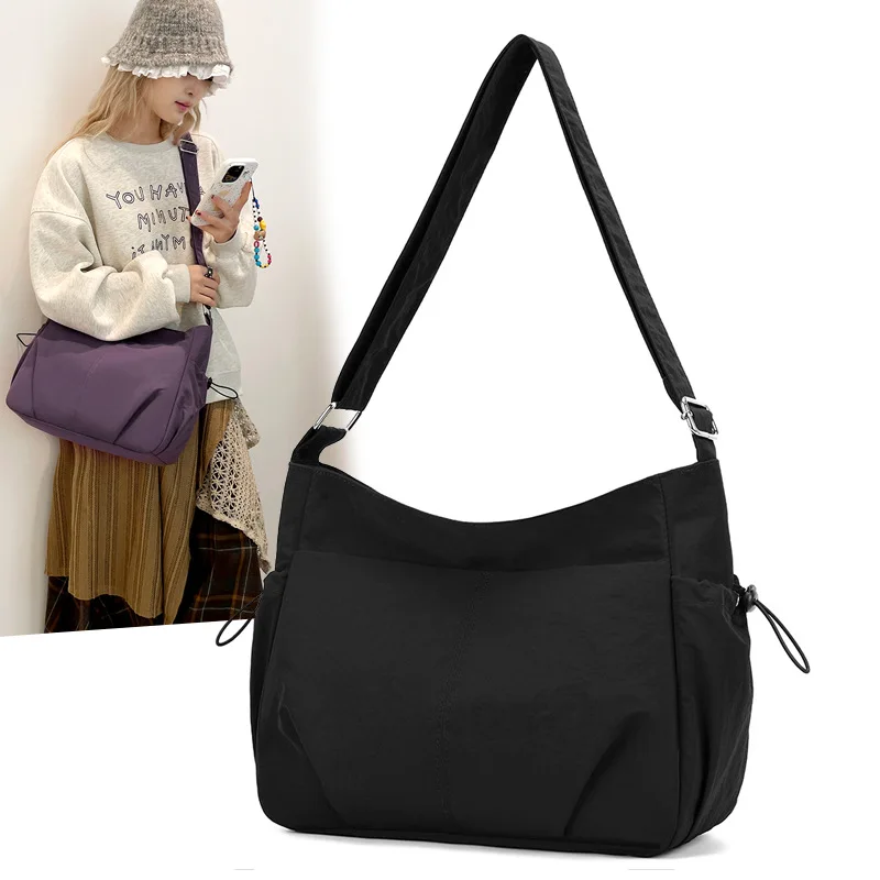 

New Minimalist Waterproof Crossbody Bag, Large Capacity Lightweight Single-shoulder Bag, Multi-functional Fashionable Tote Bag