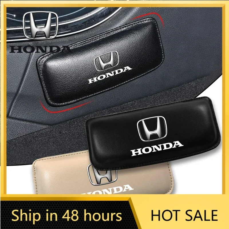 

Car Accessories For Honda Leather Knee Pad Car Interior Pillow Comfortable Elastic Cushion For Honda Civic Fit City Cry Accord C