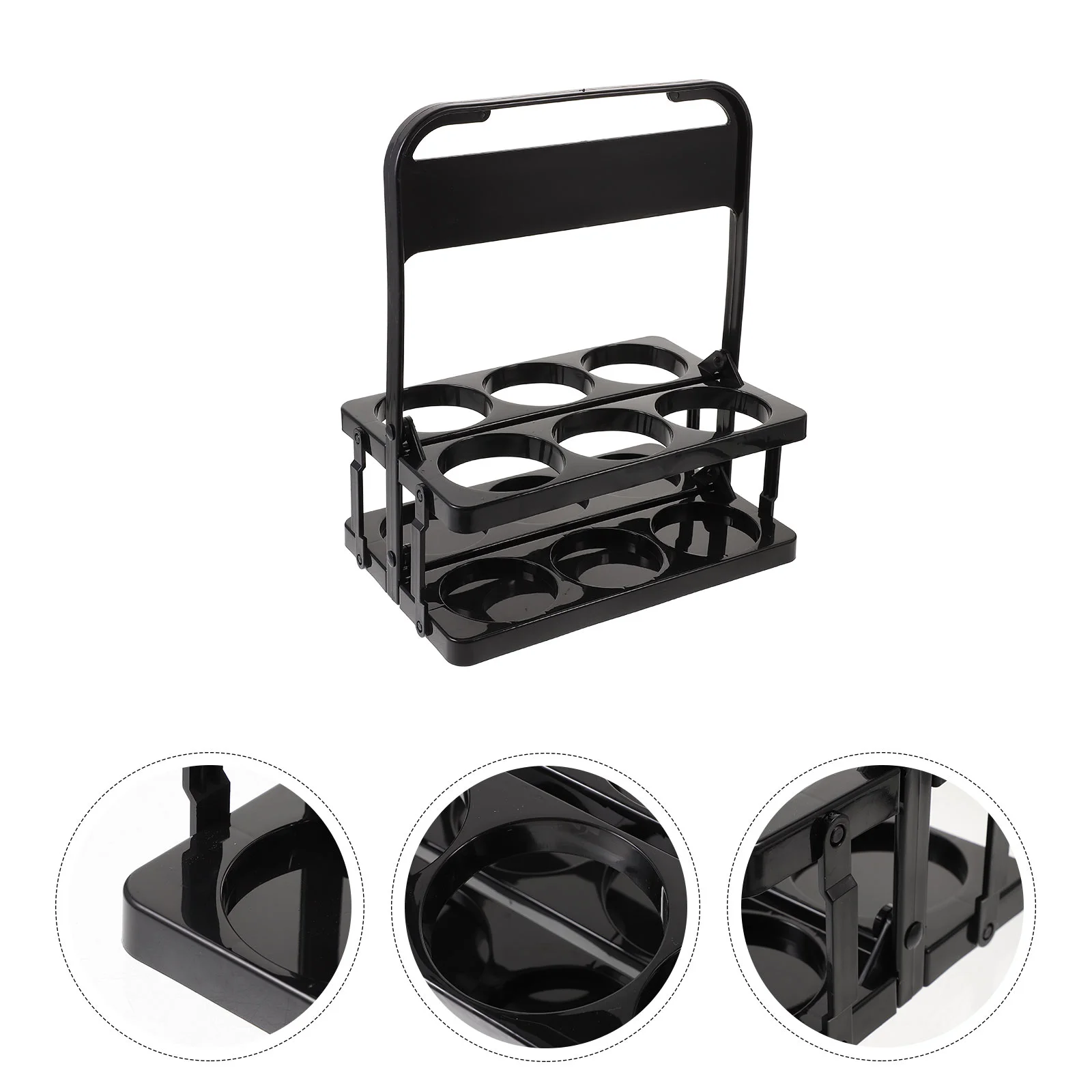 Sports Water Bottle Rack Carrier Cage Foosball Storage Holder Beverage Foldable