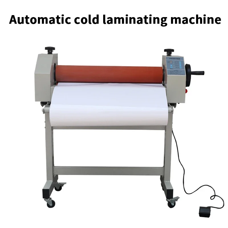 

650mm Electric Cold Laminating Machine Cold Roll Laminator Laminating KT Version Photo Cold Laminating Film Graphic Laminator