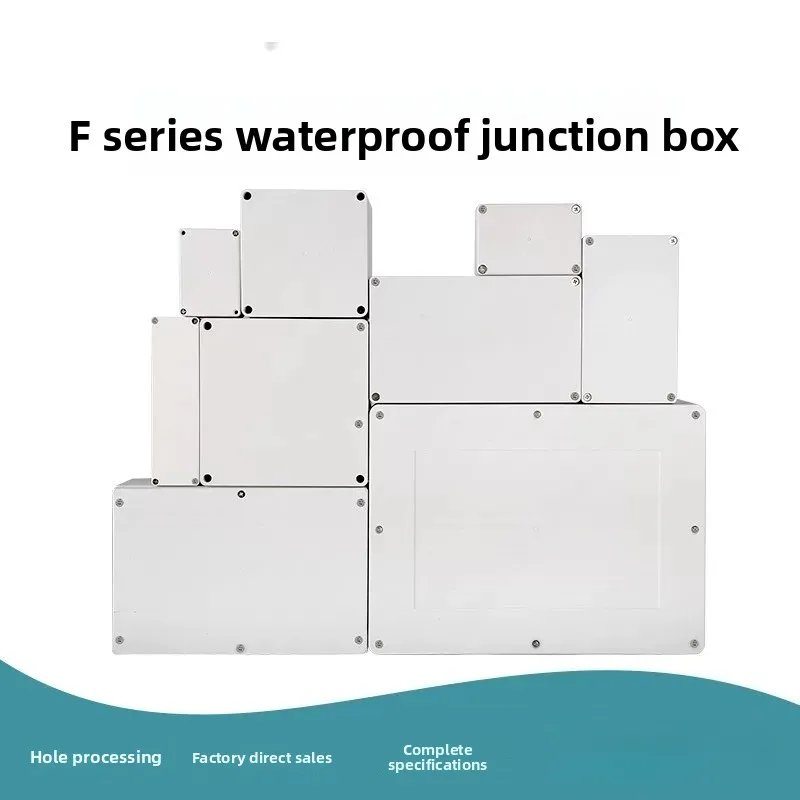 Outdoor abs plastic waterproof box Buried terminal box F type concealed insulated junction box Electrical control