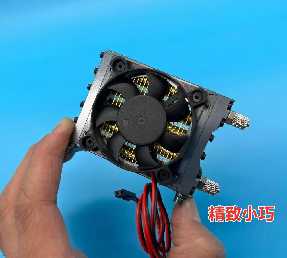 RC Hydraulic Model Full Copper Radiator | Cooling Heat Sink for Hydraulic System Accessories