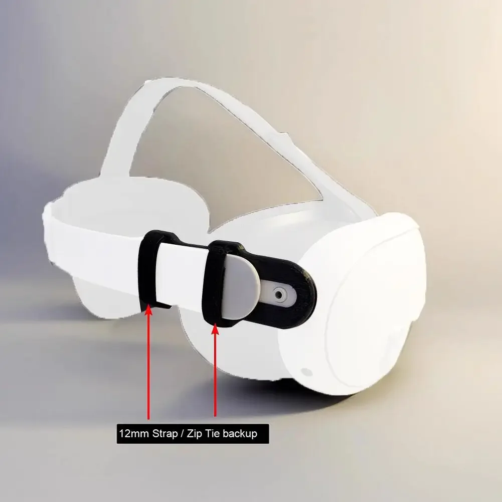 Head Strap Adapter Connecter Enhance VR Experience With 3D Printed For Meta 3 for quest 2 Upgrade Head Strap