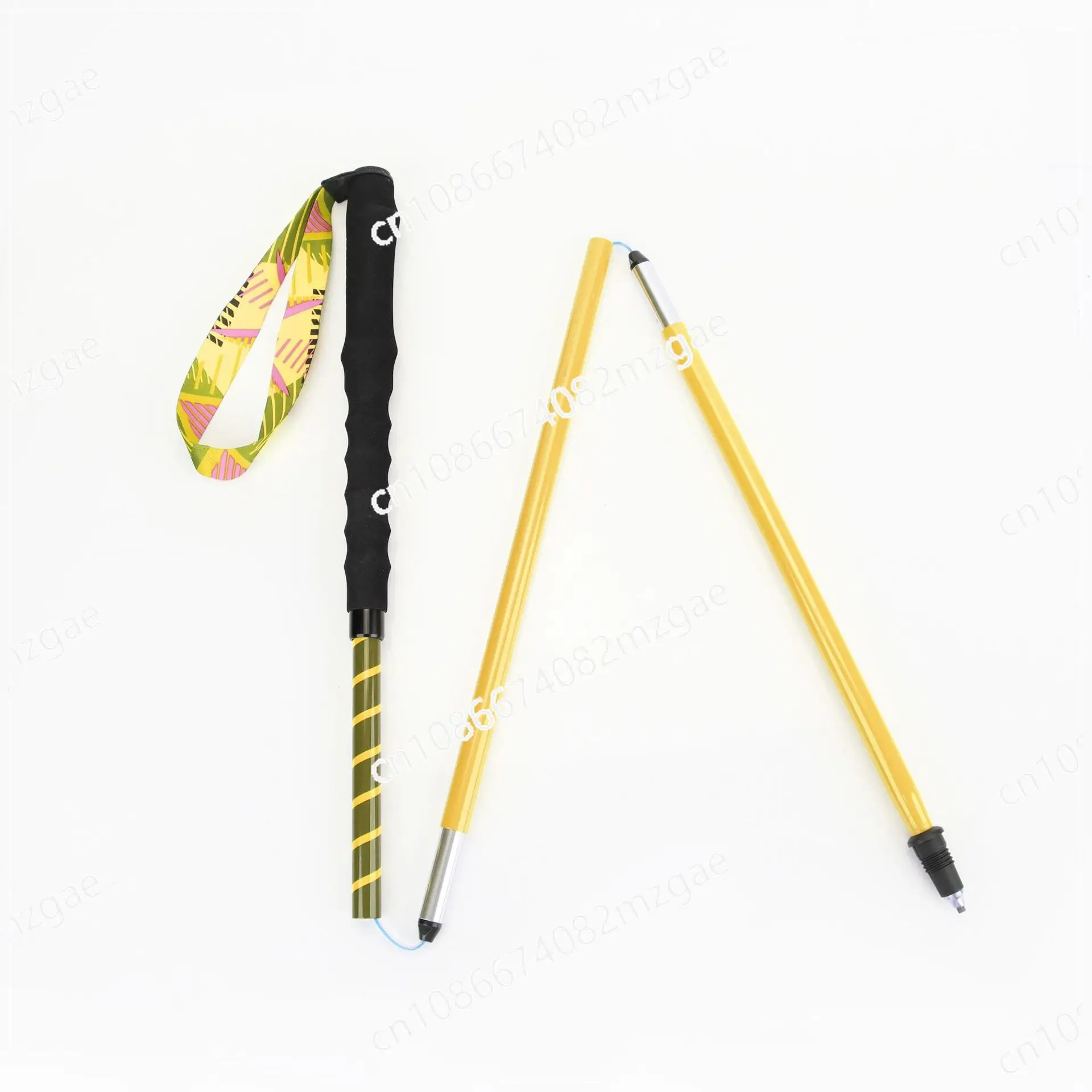 

Outdoor Running Cane Folding Hiking Cane Non-slip Retractable Cane
