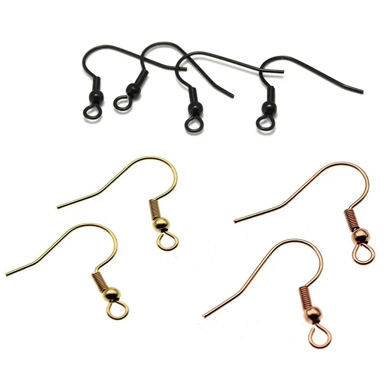 

50PCS 18x20mm Stainless Steel Surgical Earring Hooks Findings Earwire Clasps DIY Earrings Jewelry Making Supplies Accessories