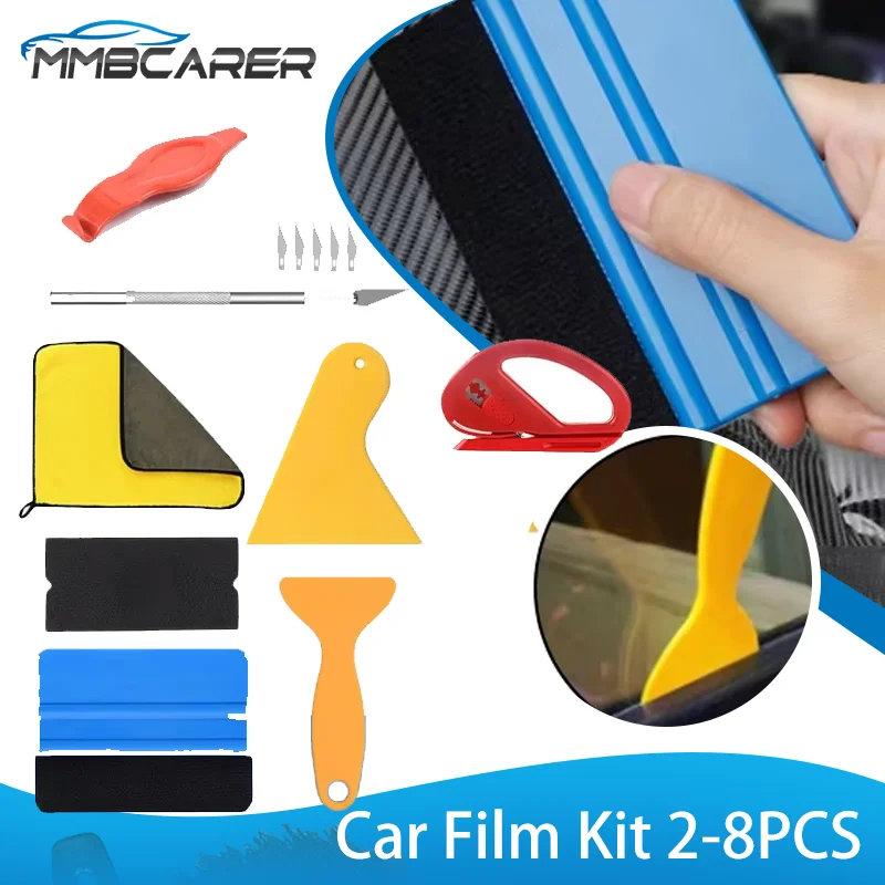 

Car Film Kit Car Film Special Kit Vinyl Scraper Cutter for Car Window Film Full Body Wrapping Tool Shovel Accessories Tool