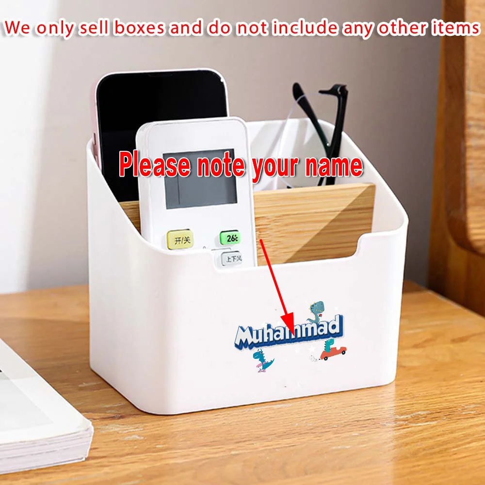 

Customized Name Tissue Box Holder Durable Tabletop Tissue Dispenser Case With Natural Wood Cover Napkin Storage Home Supplies