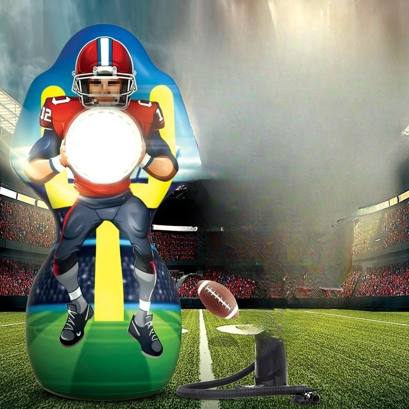 Rugby Baseball Target Inflatable Wall Take Over Tool Home Training Throwing Target