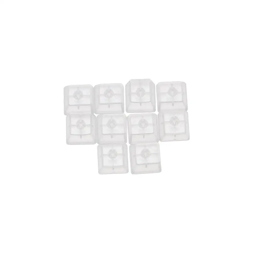 High Quality Office R4/R3/R2/R1 10Pcs Matte ABS Transparent Mechanical keyboard Keycaps Backlit Keycaps Cherry Gateron