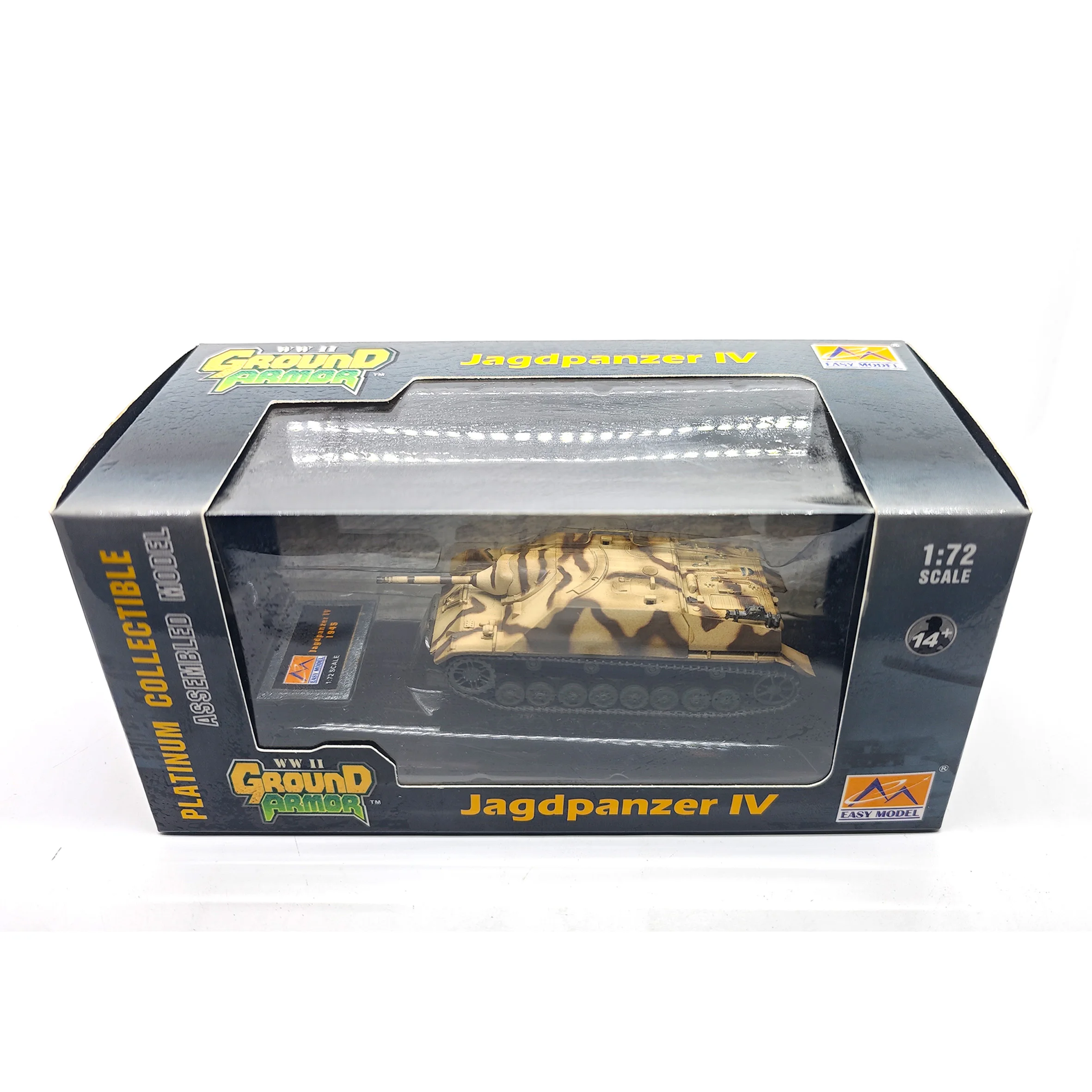Stock 36123 1:72 German IV Tank Model Static Finished Model (out of print)