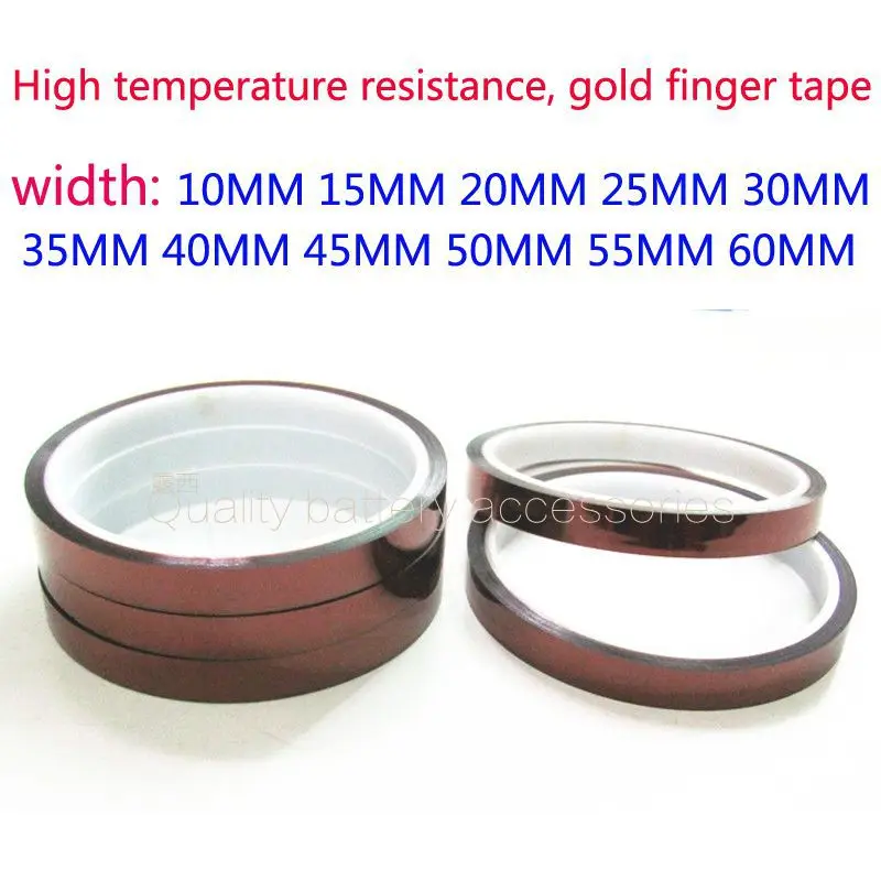 Polyimide Tape High Temperature Resistant Tape Goldfinger Tape Industrial Tape. It's Light Brown