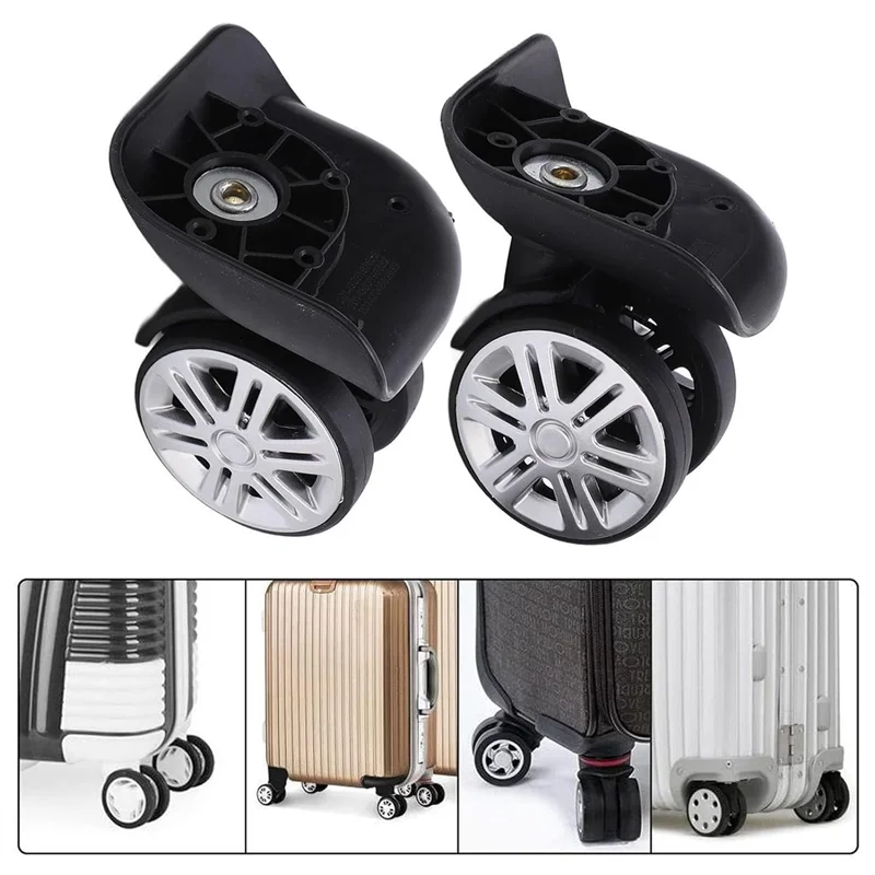 ABUN-For London Fog Kit Rodinha Mala Substituicao Para Rodas De Malastravel,2 Pair A65 Luggage Replacement Wheels view 5