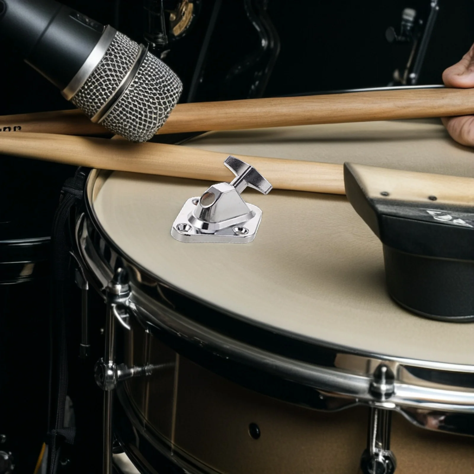 

1Set Drum Leg Bracket Base Heavy Duty Metal Support for Bass Drum Floor Tom Secure Fit All Major Brands Easy Install