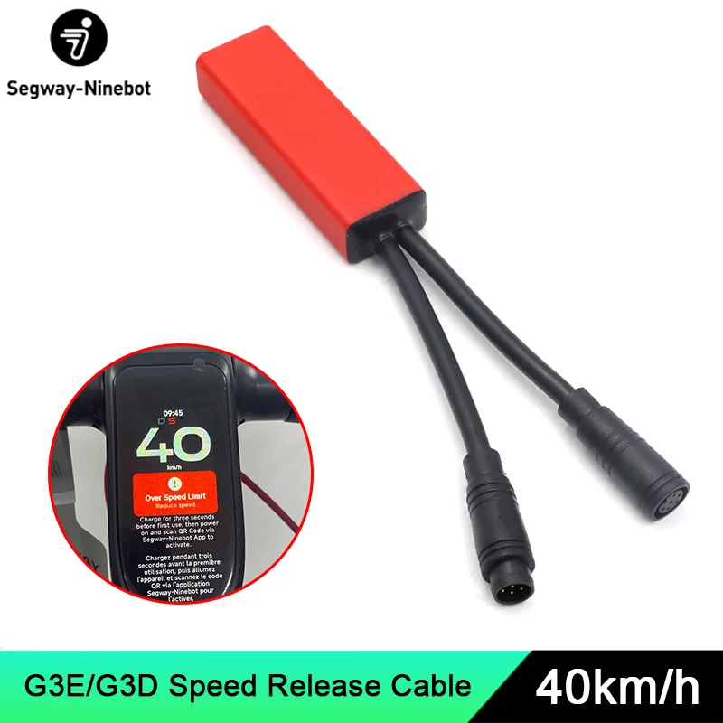 

Unlock Speed limit Cables for Ninebot by Segway Max G3E/G3D Scooter Max Speed 40km/h Release speed limit Line Customized