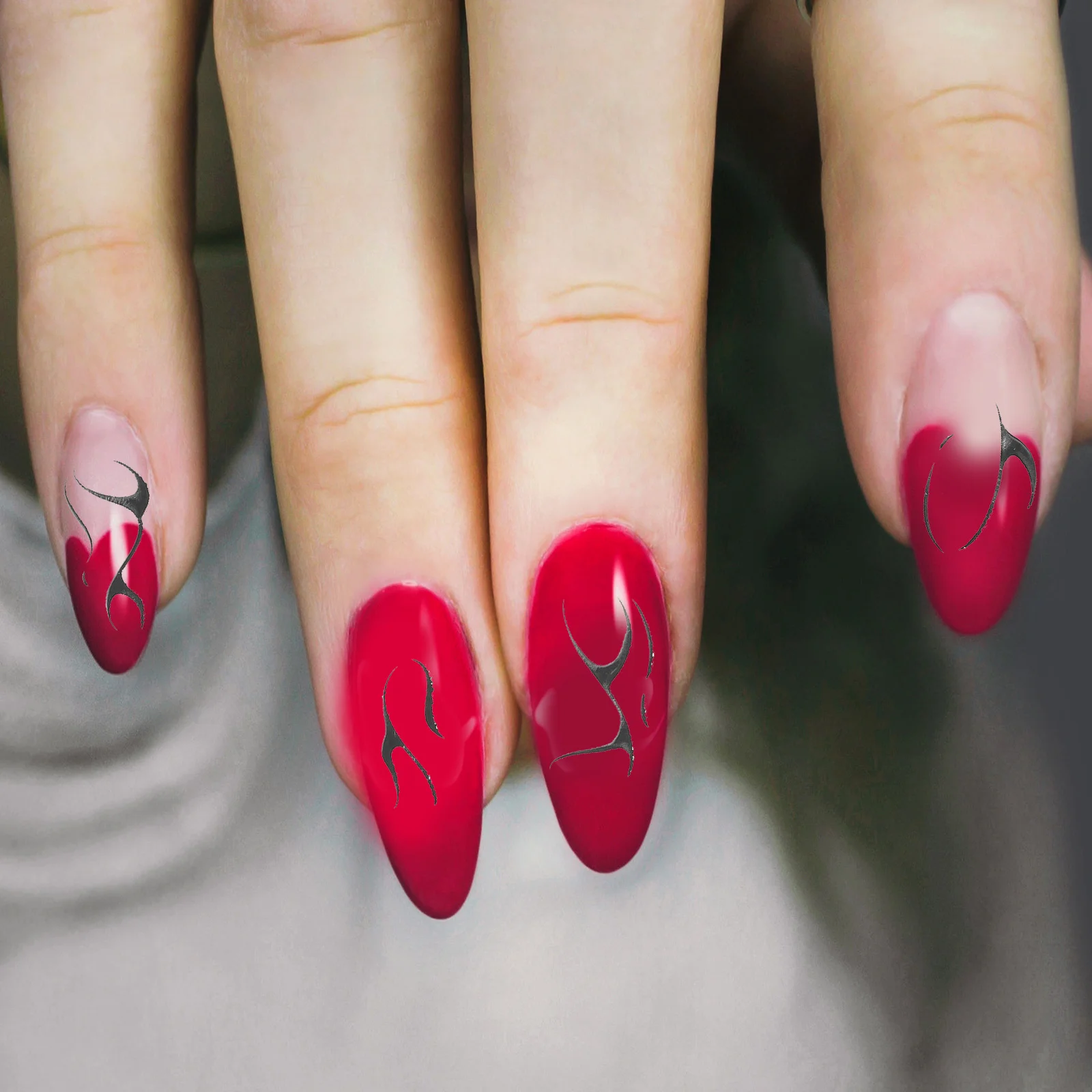 10 szt. Naklejek na paznokcie, wzór fal, geometryczne paski, samoprzylepne, dekoracja do manicure dla kobiet, na imprezę, wesele, naklejki na paznokcie.