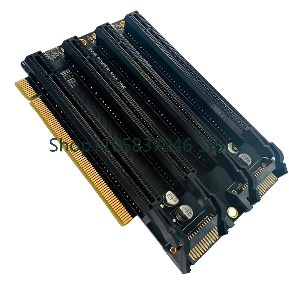 PCIe x16 split card adapter card slot, 1/2 X16 to X8X8 dual graphics slot, PCI-E4.0/3.0