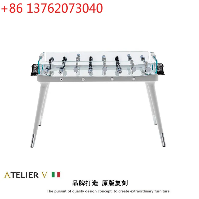 طاولة كرة قدم إيطالية فاخرة خفيفة وطاولة ترفيهية راقية ومنافسة مزدوجة #1