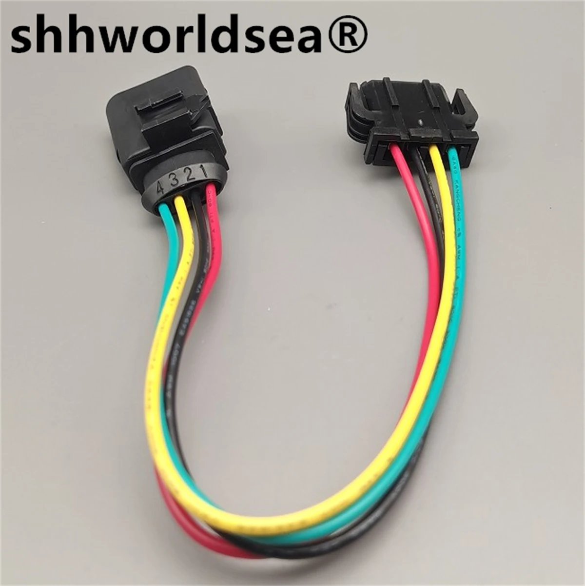 shhworldsea 4pin 1.5mm male female 893971634  1K0973804  Lntake Pressure Sensor Plug Automotive Wire