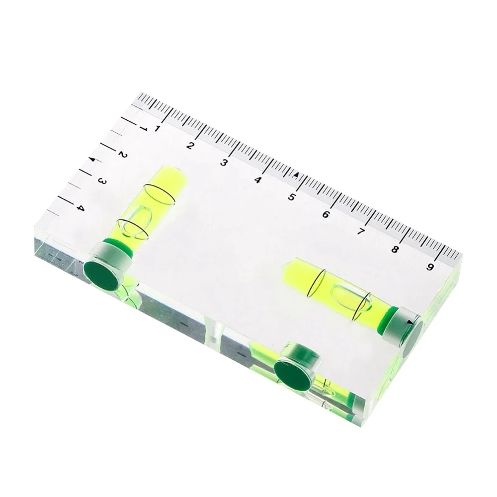 High Precision Transparent Magnetic Level Bubble Mini Level Construction Leveling Tool Measurement Bubble Spirit Level