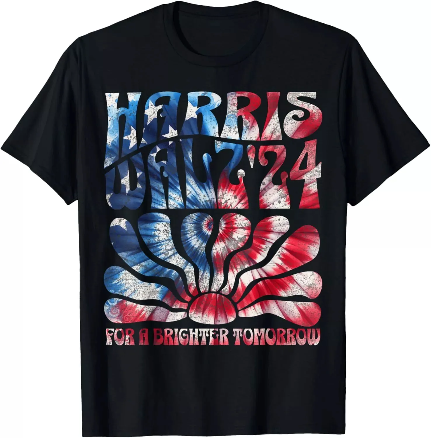 Tie dye Harris Waltz 2024 Election Kamala Harris Tim Waltz T-Shirt