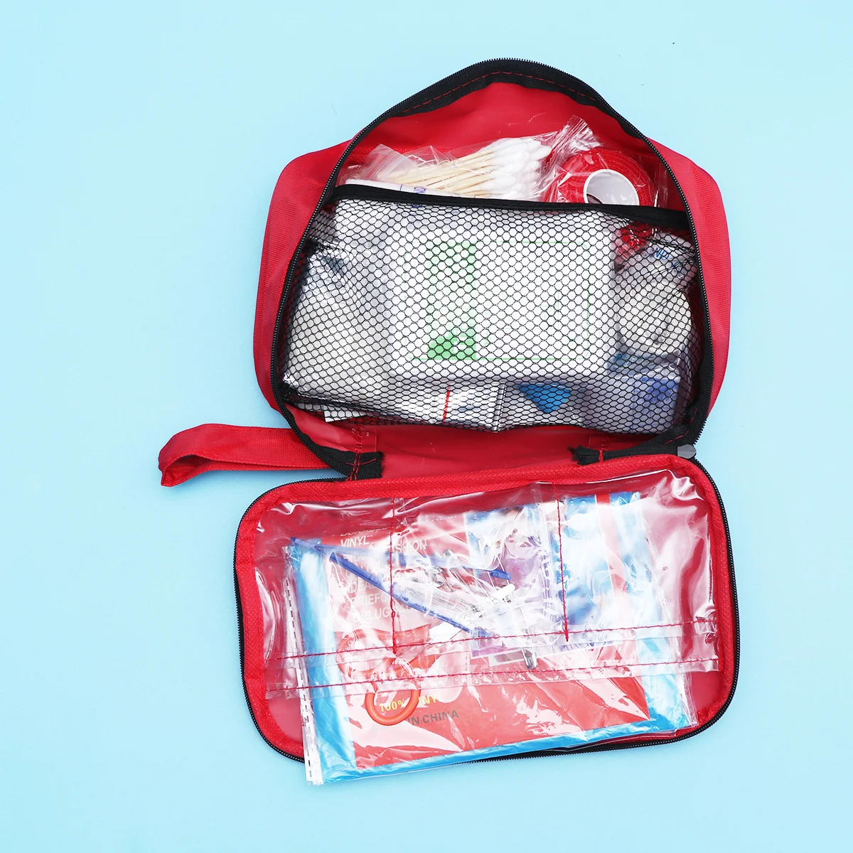 

1Set First Aid Kit Emergency Survival Bag Waterproof Lightweight Outdoor Medical Supplies Organizer Compact First Aid Kit