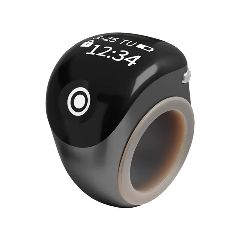 【recomendar】フィンガーカウンター-oledディスプレイ付きデジタルカウンター-ディスプレイ画面タイプc-120mah充電バッテリー-スマートリングタッチタブレット