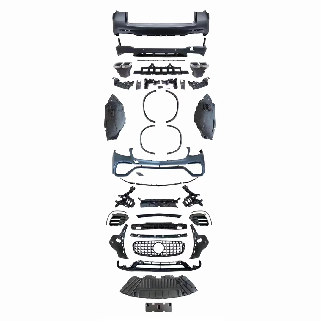 

Dream Garage GLC63 Car Auto Front Rear Bumper Diffuser Accessories Body Kit For Mercedes Benz GLC X253 2020 2021 2022