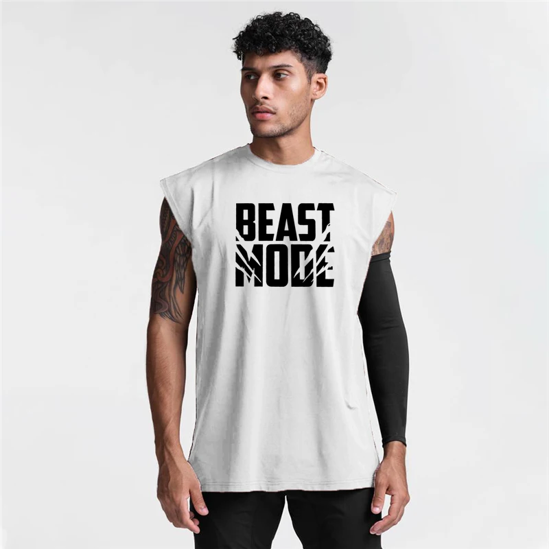 Gym Tank Top Herren Sommer Muskel Bodybuilding Weste Mesh Fitness Kleidung Sport Ärmelloses Shirt Workout Lässige Stringer Unterhemden