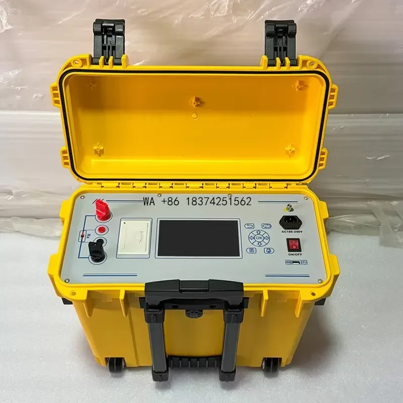 Wmwmnu DC 100/200/300A Micro Ohm Meter Contact Resistance Tester With A Large LCD TFT Screen