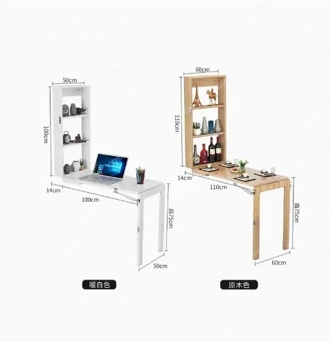 Wall hanging mini foldable wall mounted dinner hanging wall kitchen narrow table multifunctional table board