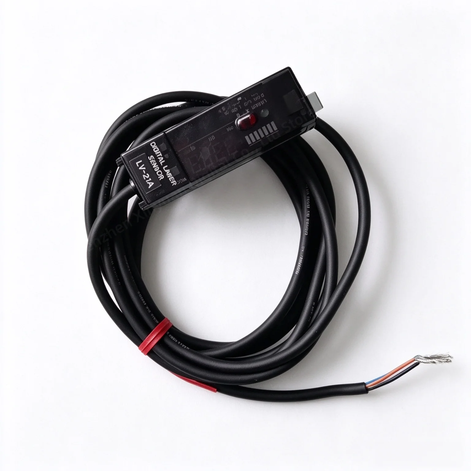 LV-21A Laser Sensor Amplifier Unit, NPN Output, DC12-24V, DIN Rail Mount