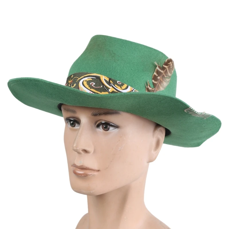 Traditional Ethnic Wool Hat with Antique Finish Fashionable and Versatile for Outdoor Activities