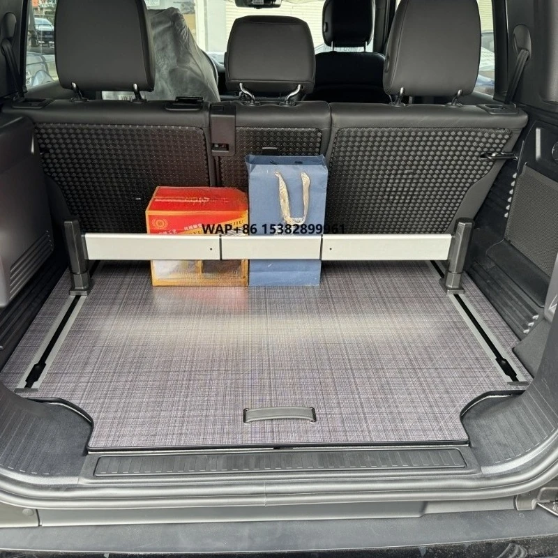 Multifunctional Trunk Floor Mat and Cargo Barrier Device