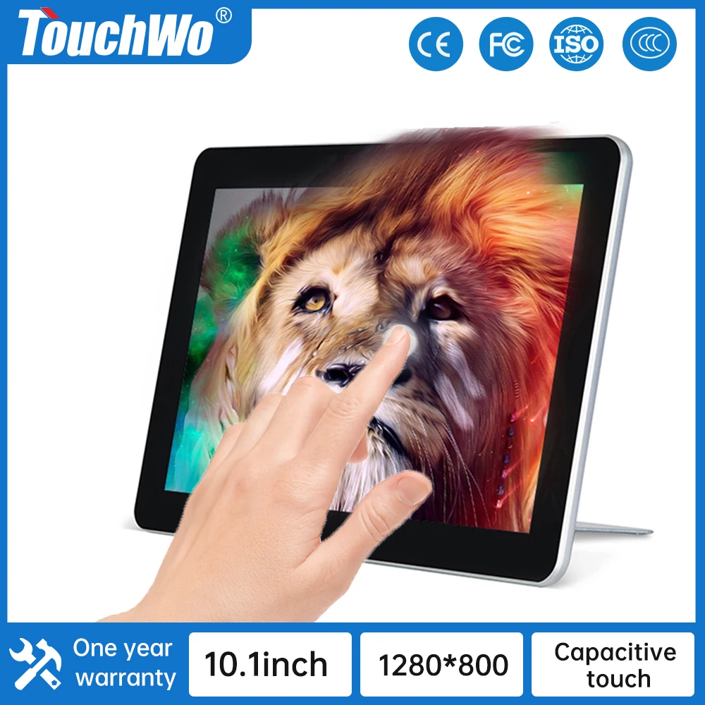 TouchWo 10.1 Inch Pos TFT Touchscreen Android 11 OS industrial All In One Touch Screen Computer Smart Home Touch Screen Monitor