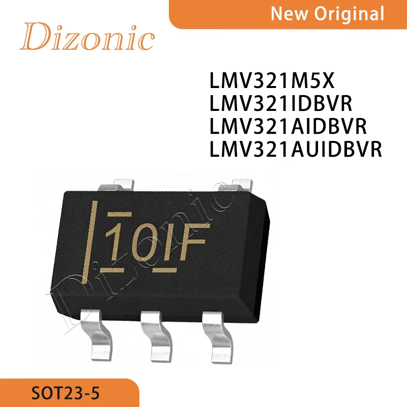 

LMV321M5X/IDBVR/AIDBVR/AUIDBVR Single Op Amp SOT-23-5 RRO 2.7-5.5V Low Power 1MHz Industrial/Automotive In Stock