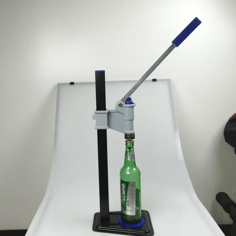 Capping Machine Packaging Equipment Beer Bottle Capper Sesame Oil Soy Sauce Manual Sealer Soda Glass Bottle Cap Crimping Tool